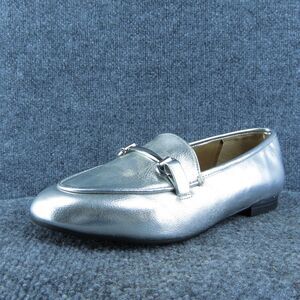 Lane Bryant Silver Loafers